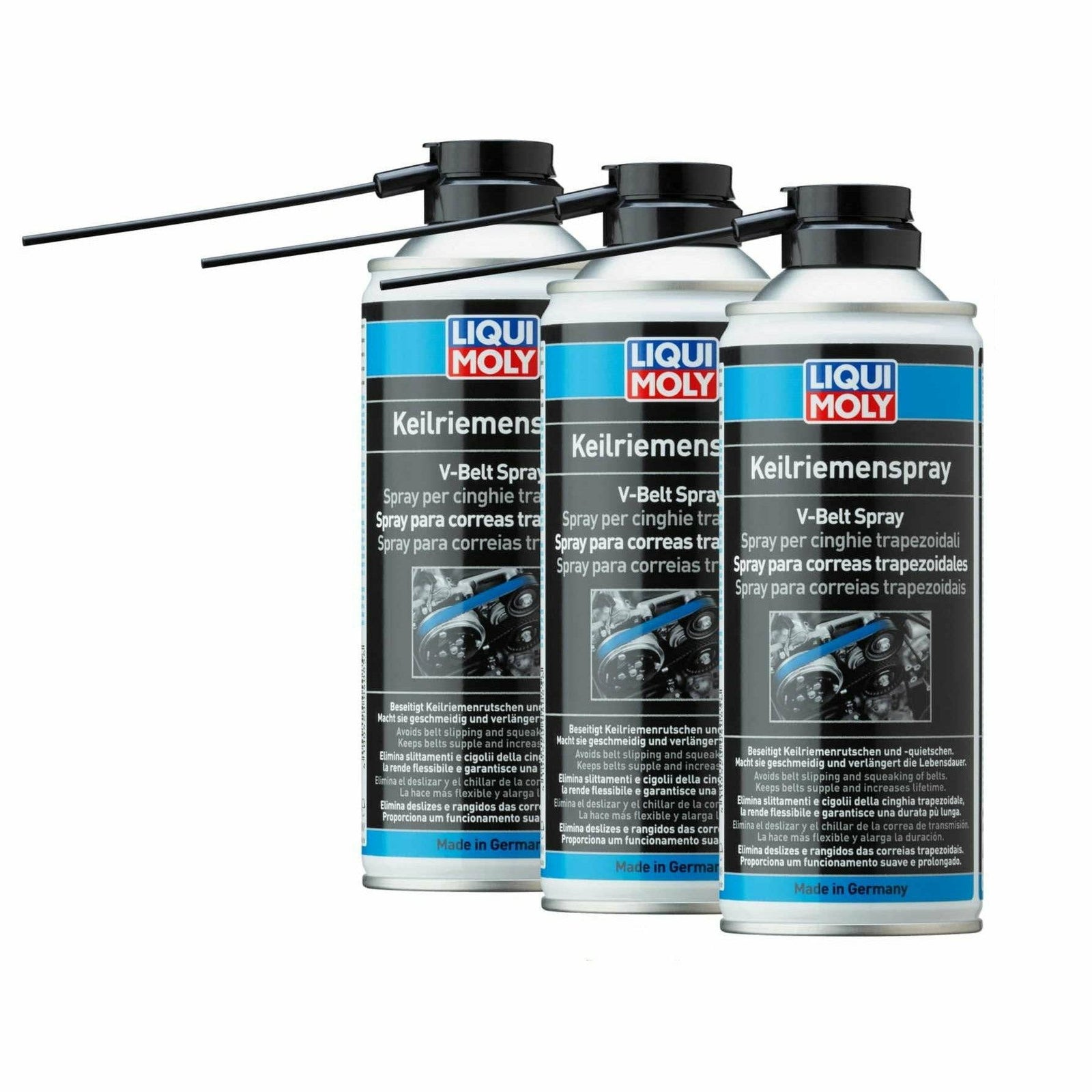 Liqui Moly VBelt Spray Maintain & Protect Fan Belt Slipping 400ml 408