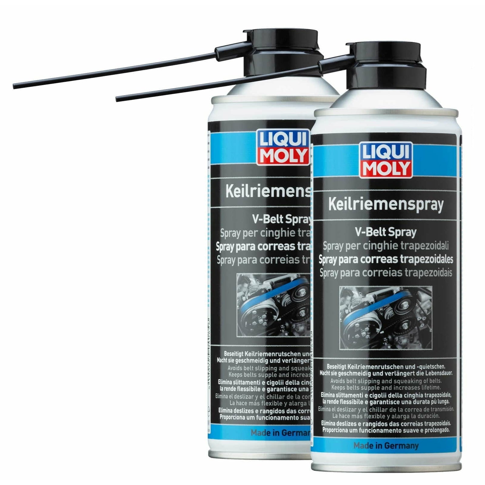 Liqui Moly VBelt Spray Maintain & Protect Fan Belt Slipping 400ml 408
