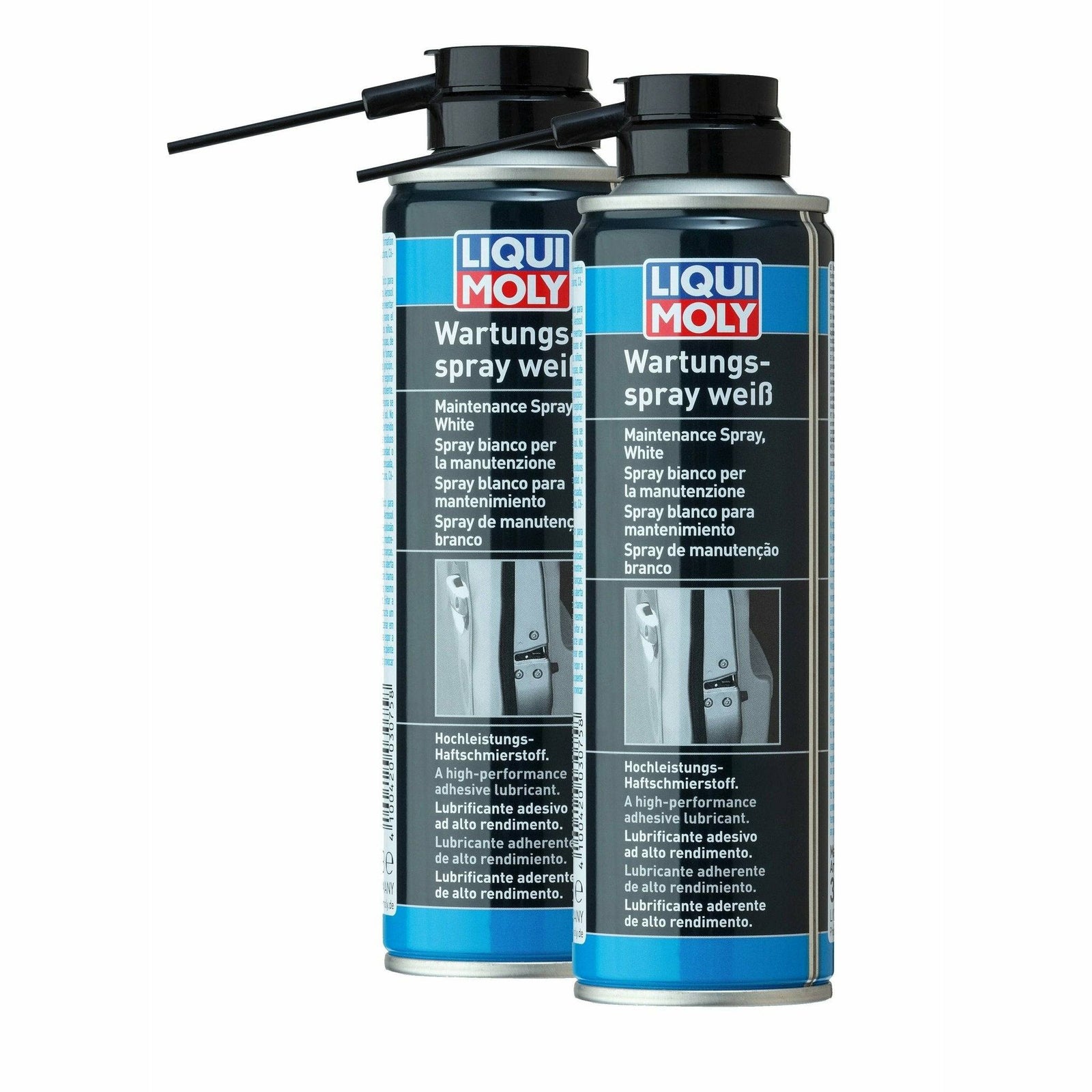 LIQUI MOLY White Grease Maintenance Spray Waterproof lubricant 250ml