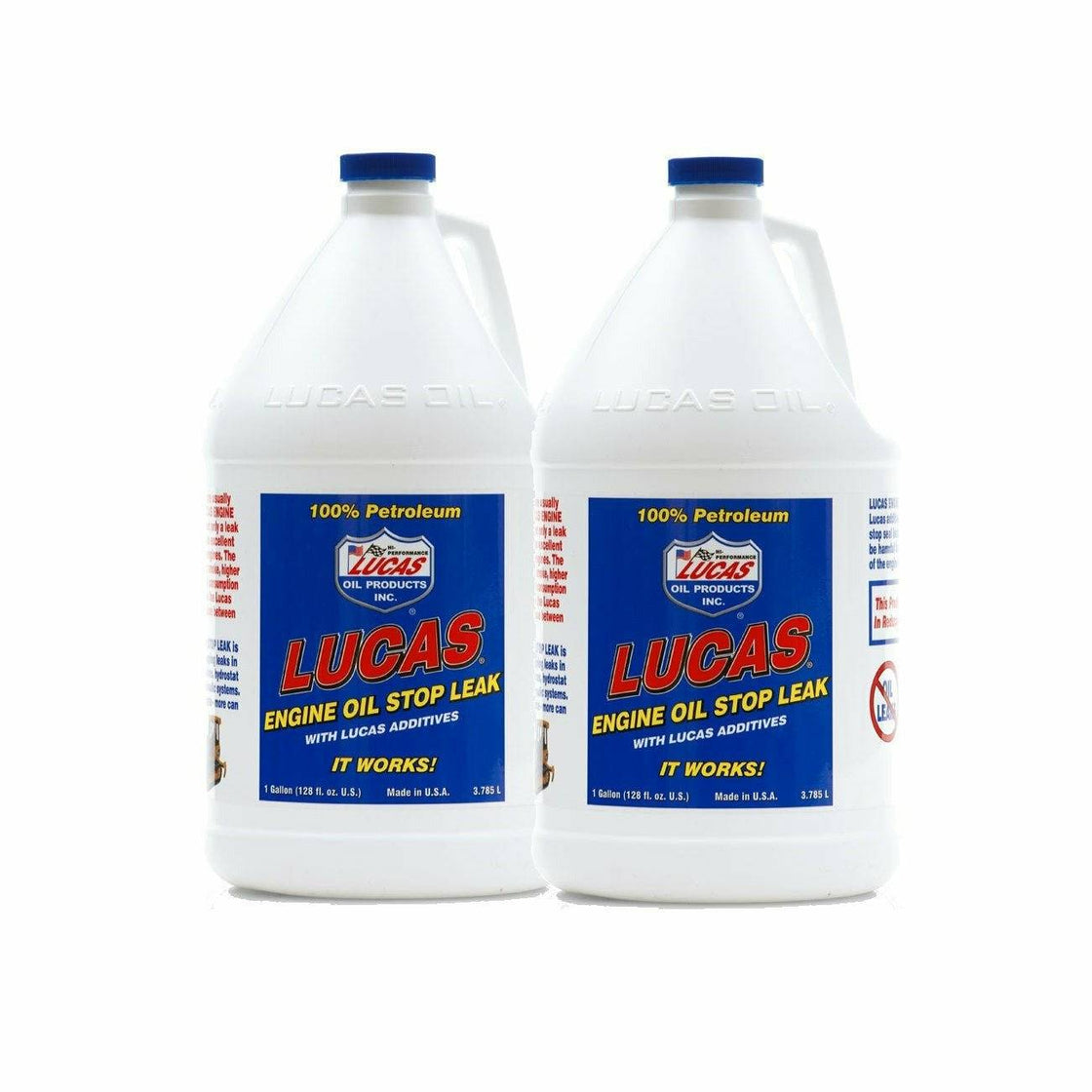 Lucas Engine Oil Stop Leaks Stop Smoke Additive 3.78L Rejuvenates Seal ...