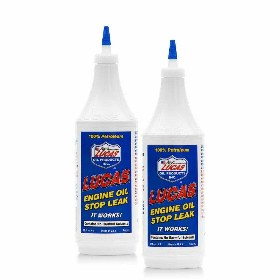 Lucas Engine Oil Stop Leaks Stop Smoke Additive 946ML Rejuvenates Seal ...