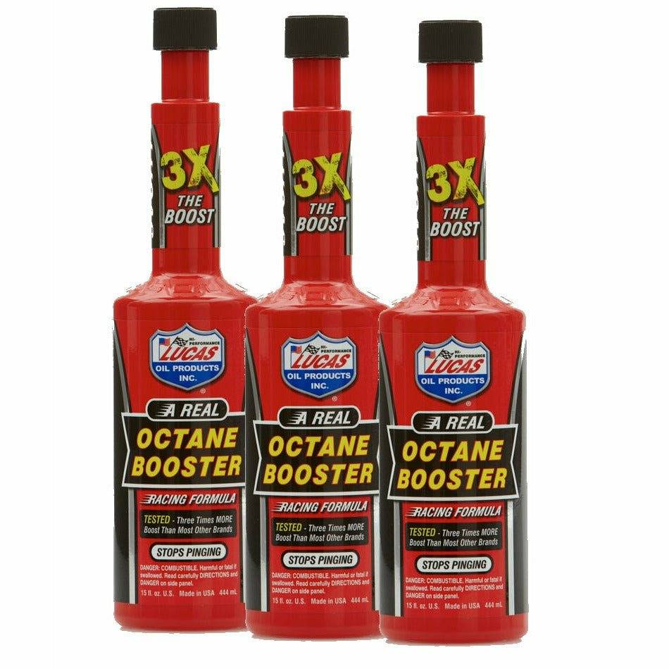 Lucas Octane Booster 444ml Three Times Boost Racing Formula Petrol Fue World of Lubricant