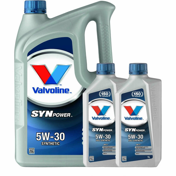 Valvoline 5W30 Fully Synthetic Engine Oil Synpower ENV C1 Ford Jaguar Land Rover 872592 - World of Lubricant