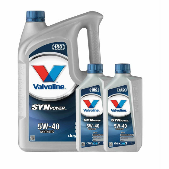 Valvoline 5W40 C3 Fully Synthetic Engine Oil SynPower MST MB PORSCHE RENAULT Approved 872386 - World of Lubricant